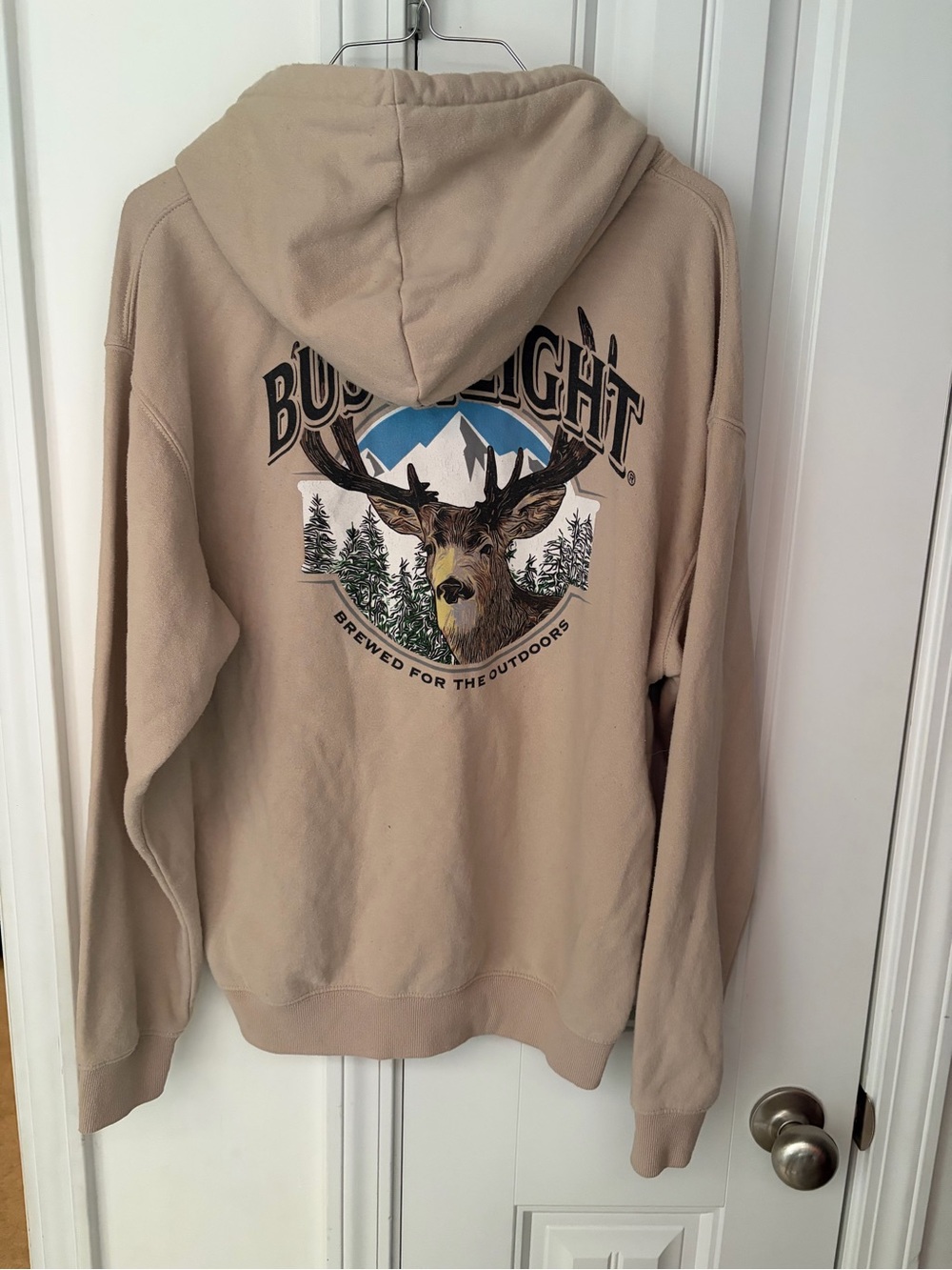 Men's Hoodie - Outdoor Deer Print Busch Light